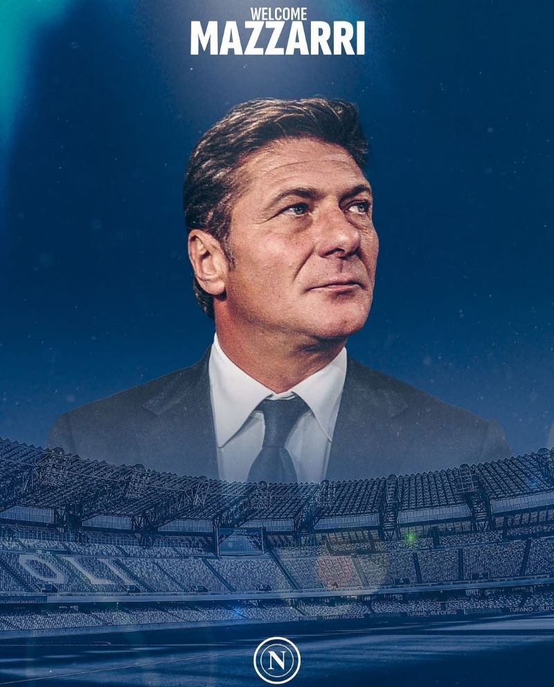 Walter Mazzarri jadi pelatih kepala Napoli (tangkapan layar IG officialsscnapoli)