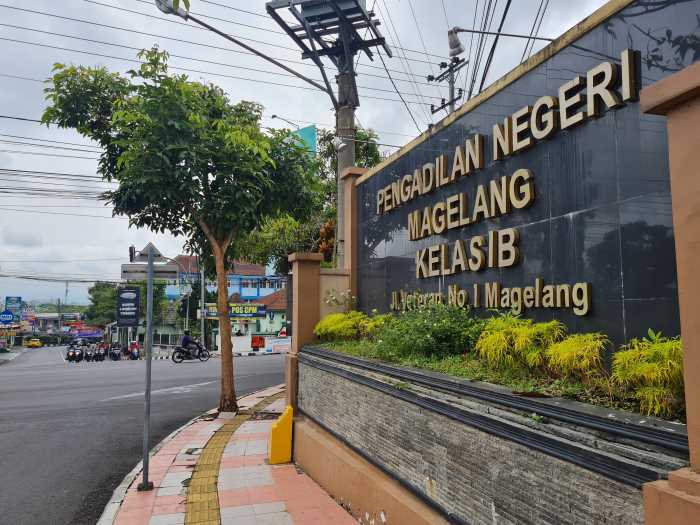 Foto: Pengadilan Negeri Magelang Kelas IB - Naila Nihayah/Radar Jogja