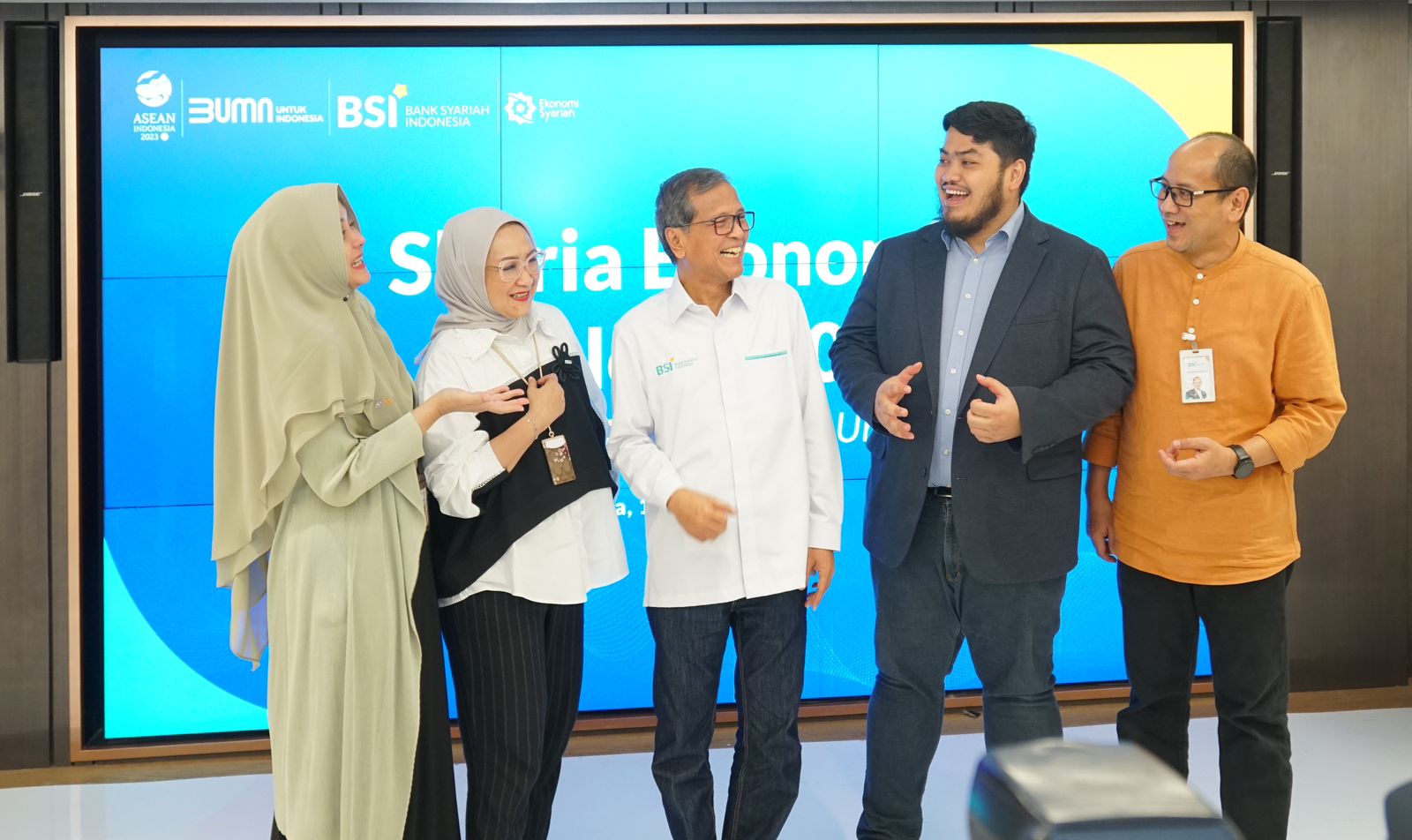 SYARIAH: Acara BSI Sharia Economic Outlook 2024 yang dihadiri oleh  SVP Project Improvement Rima Dwi Permatasari. (BSI)