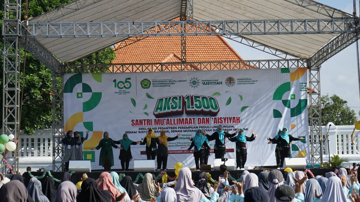 Aksi 1.500 Santri Mu