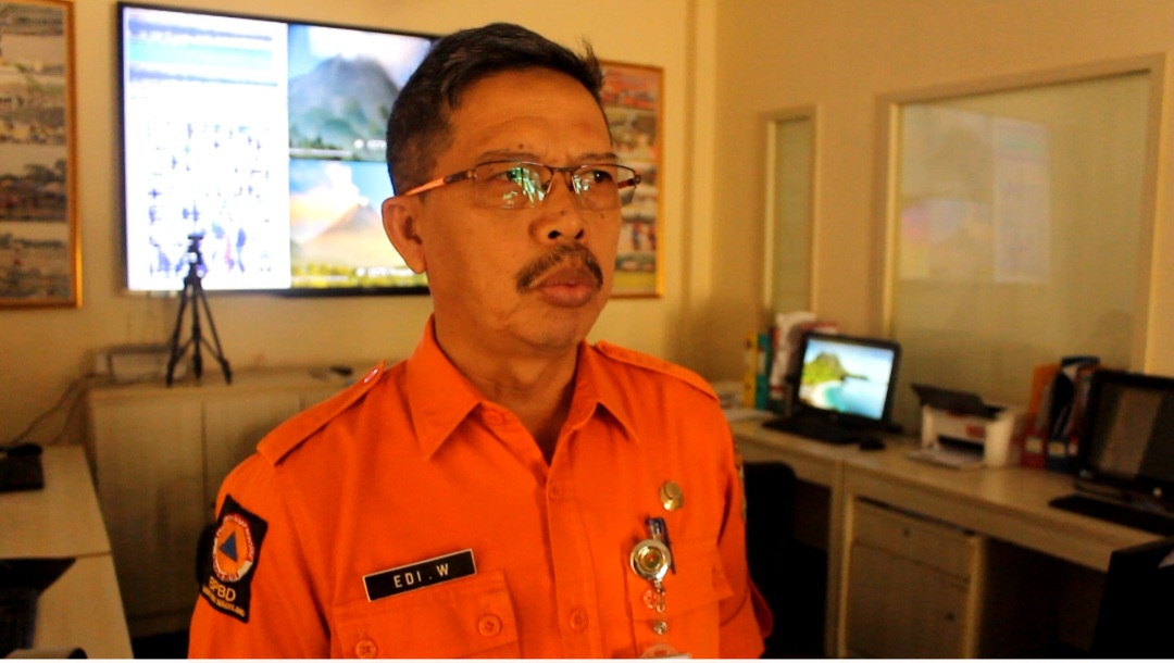 PANTAU: Kepala Pelaksana BPBD Kabupaten Magelang Edi Wasono. (Naila Nihayah/Radar Jogja)