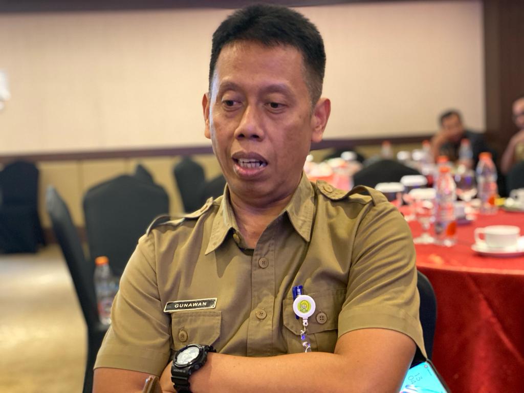 Kepala Dinas Sosial Kabupaten Bantul, Gunawan Budi Santoso. (Gregorius Bramantyo/Radar Jogja)