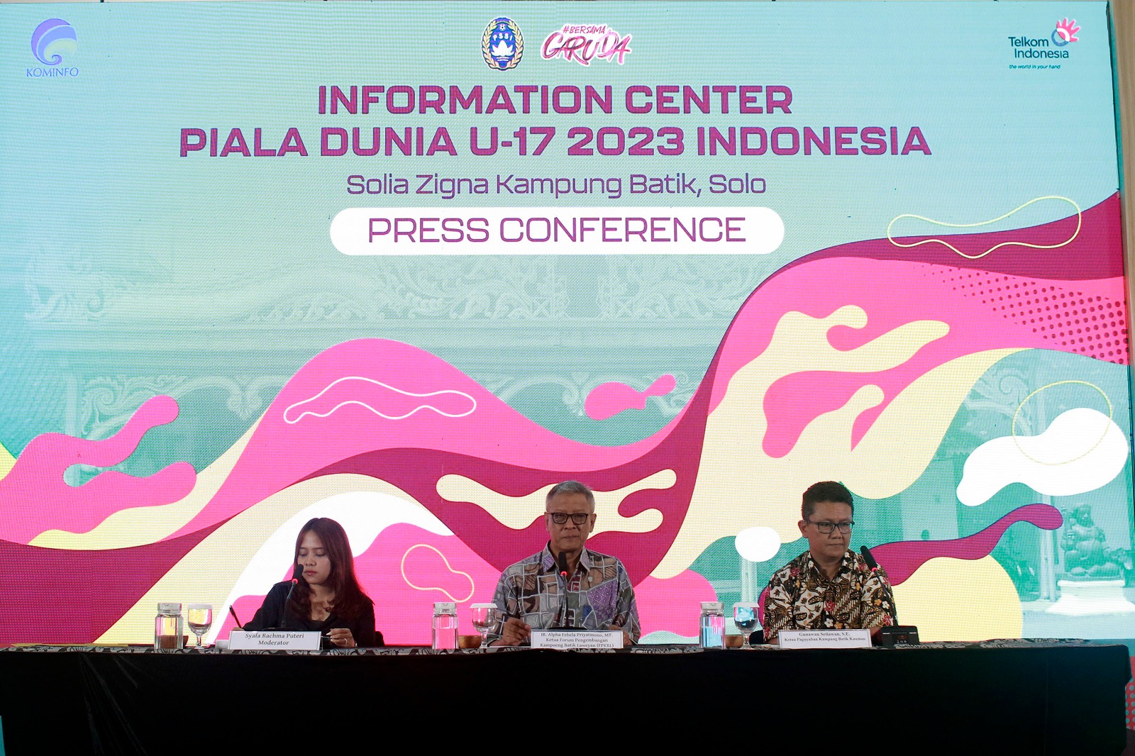 Konferensi pers Piala Dunia U-17 2023 dan Batik Solo. (Foto: Media PSSI)