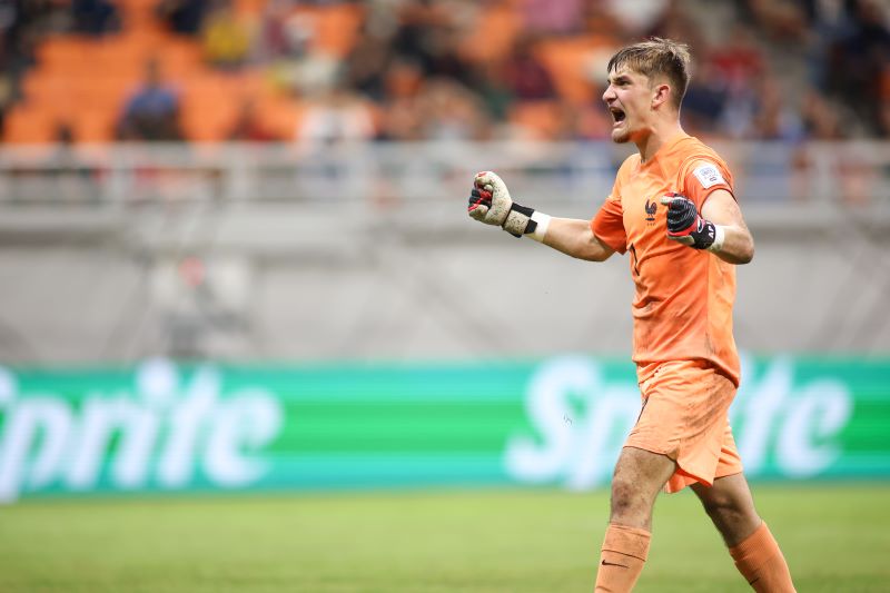 Penjaga Gawang Prancis U-17,  Paul Argney. (Foto: Doc. LOC WCU17/BRY)
