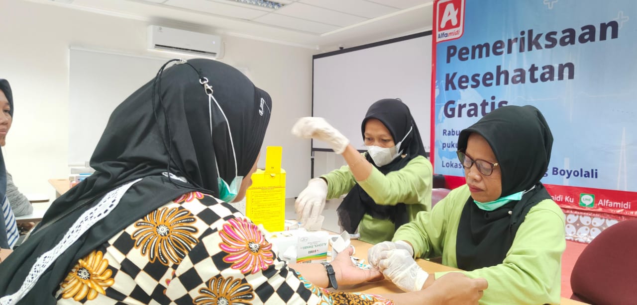 Pemeriksaan kesehatan gratis bagi warga di sekitar DC Boyolali