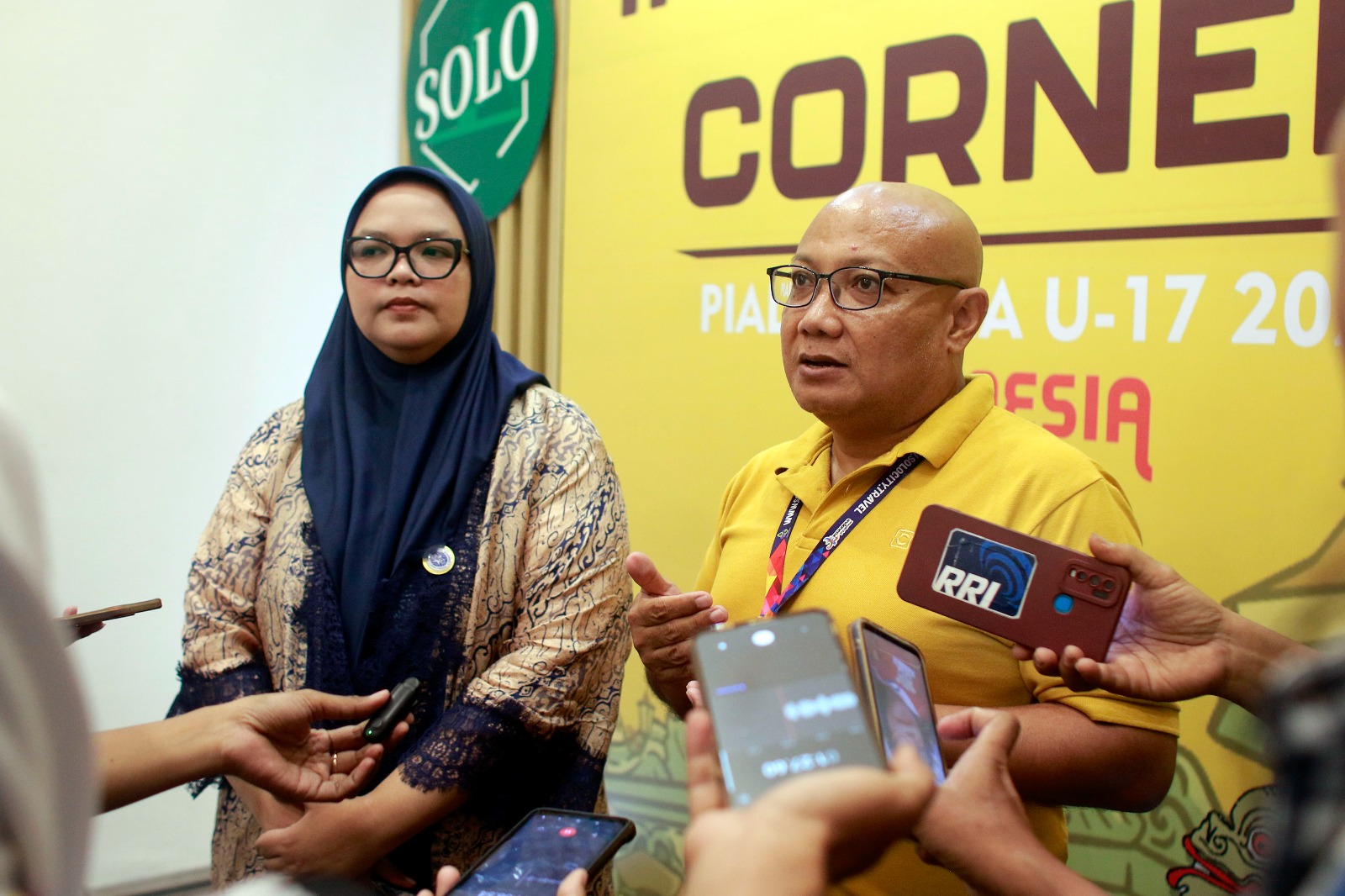 Kepala Bidang Destinasi dan Pemasaran Pariwisata Dinas Kebudayaan dan Pariwisata (Disbudpar) Solo, Gembong Hadi Wibowo. (Media PSSI)