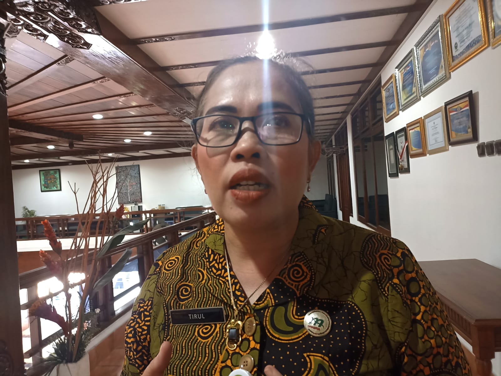 OPTIMISTIS: Kepala Disnakertrans Bantul Istirul Widilastuti.