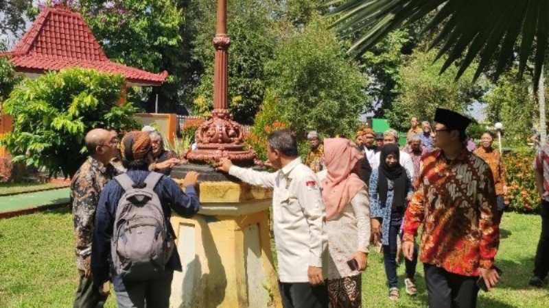 KAYA MAKNA: Salah satu situs cagar budaya nasional yang ada di kompleks eks HKS Purworejo. (JIHAN ARON VAHERA/RADAR JOGJA)