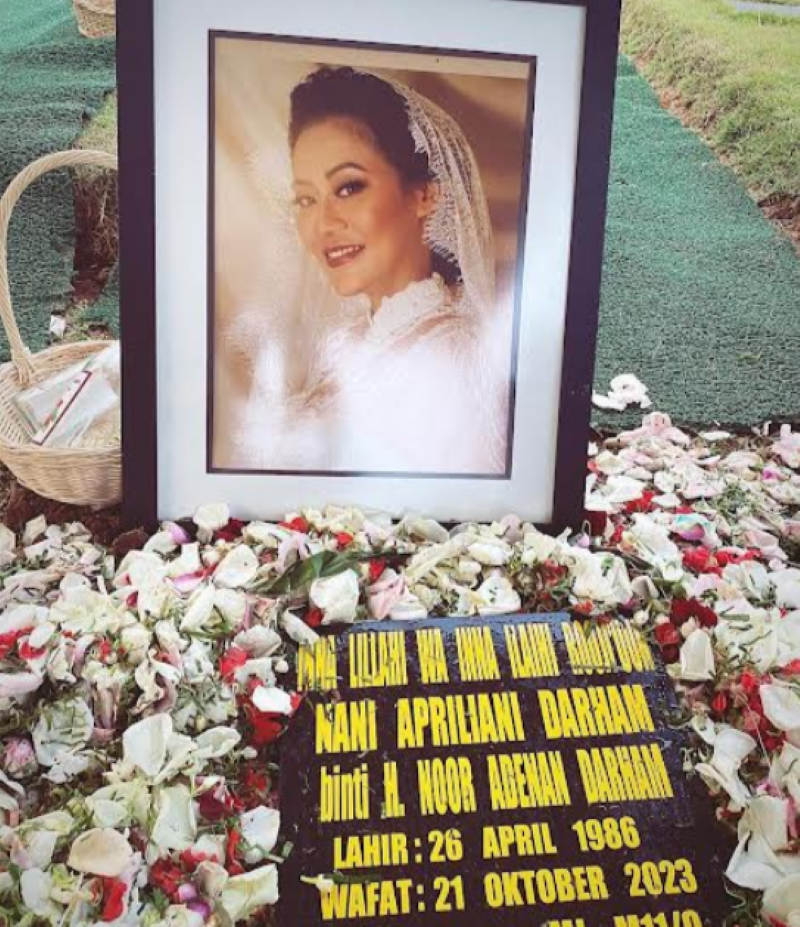 Foto mendiang aktris Nanie Darham. (Instagram/@indriedarham)