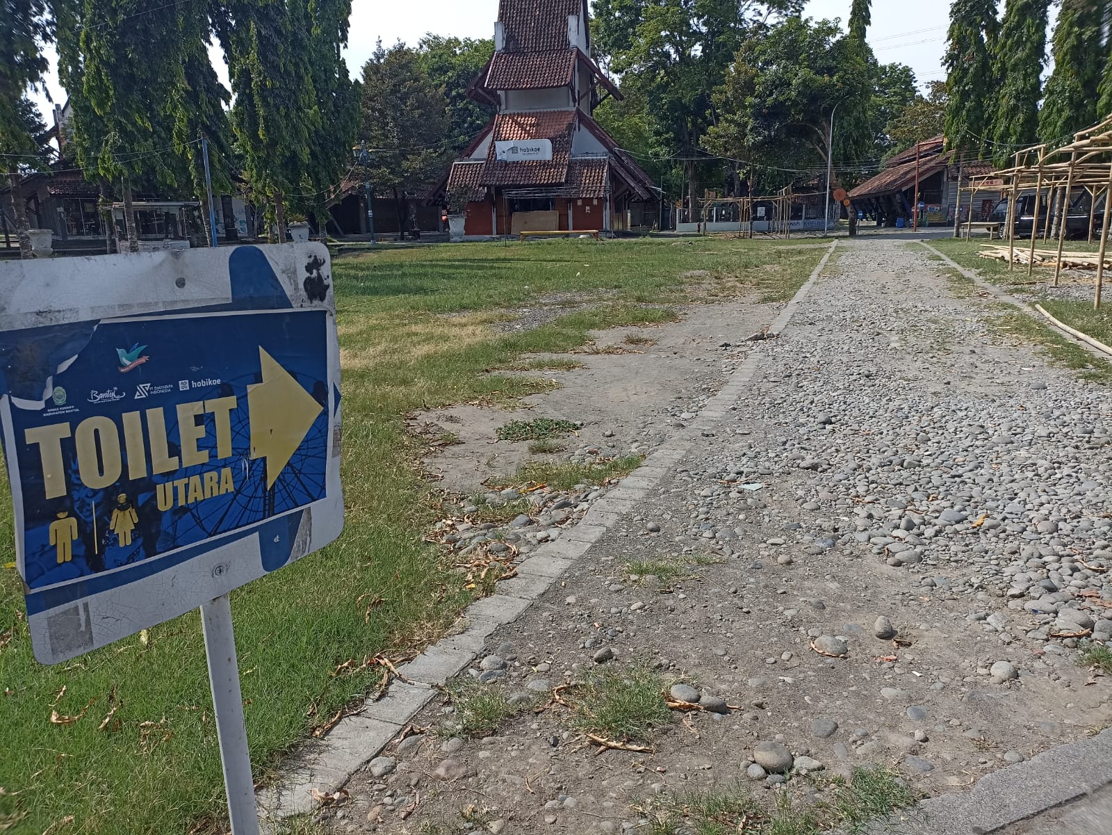 PERBAIKI: Toilet merupakan salah satu fasilitas di Pasar Seni dan Wisata Gabusan (PSWG). (Gregorius Bramantyo/Radar Jogja)