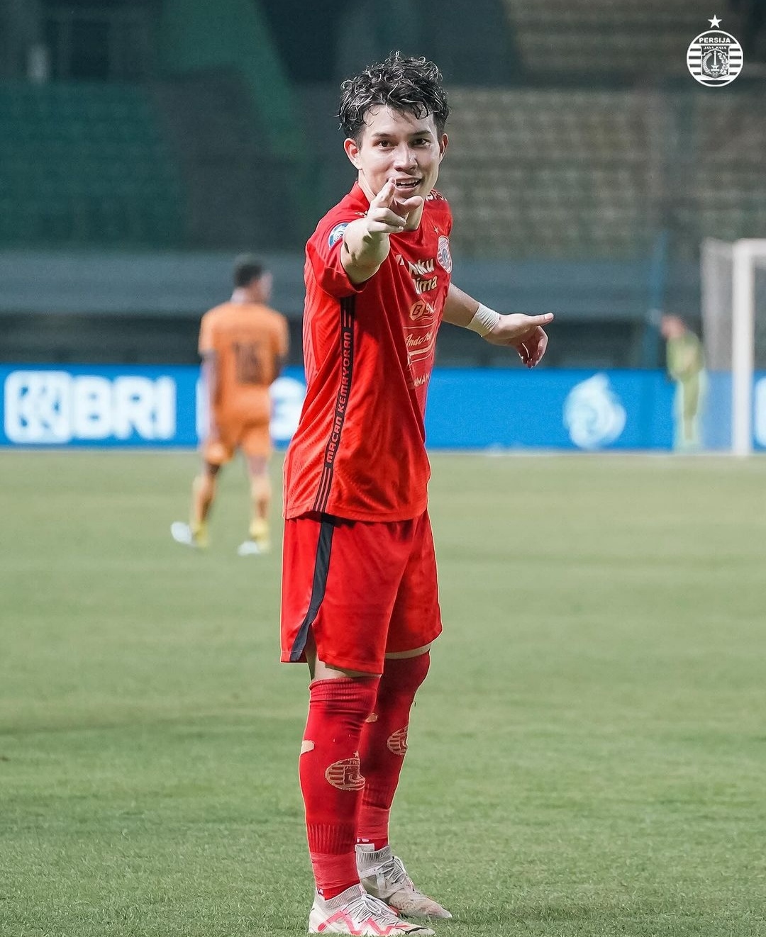 Selebrasi Ryo Matsumura setelah menjeb gawang Bhayangkara. Pertandingan berakhir dengan skor 2-2 (dok: Persija)