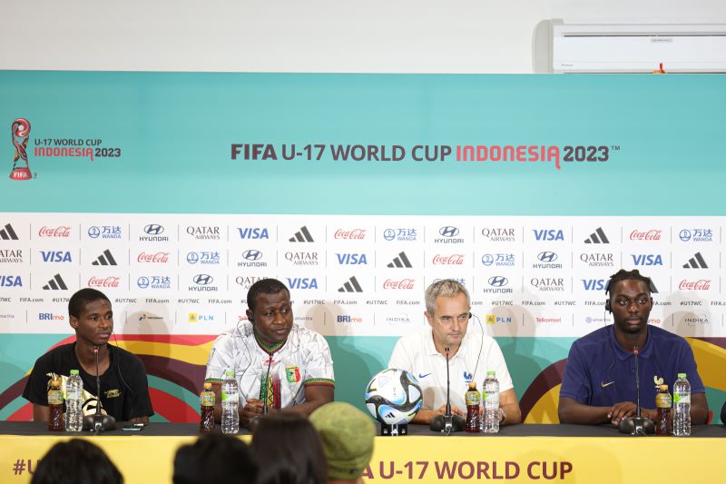 Pre-Match Press Conference Mali U-17 dan Prancis U-17. (foto: Doc. LOC WCU17/NFL)