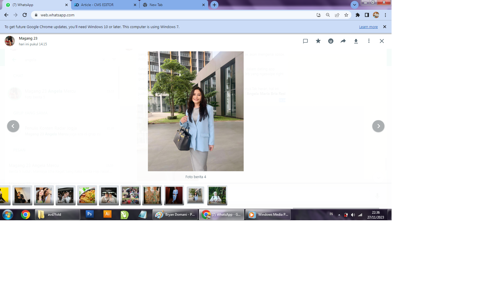 Aktris Prilly Latuconsina. (Instagram/@prillylatuconsina96)