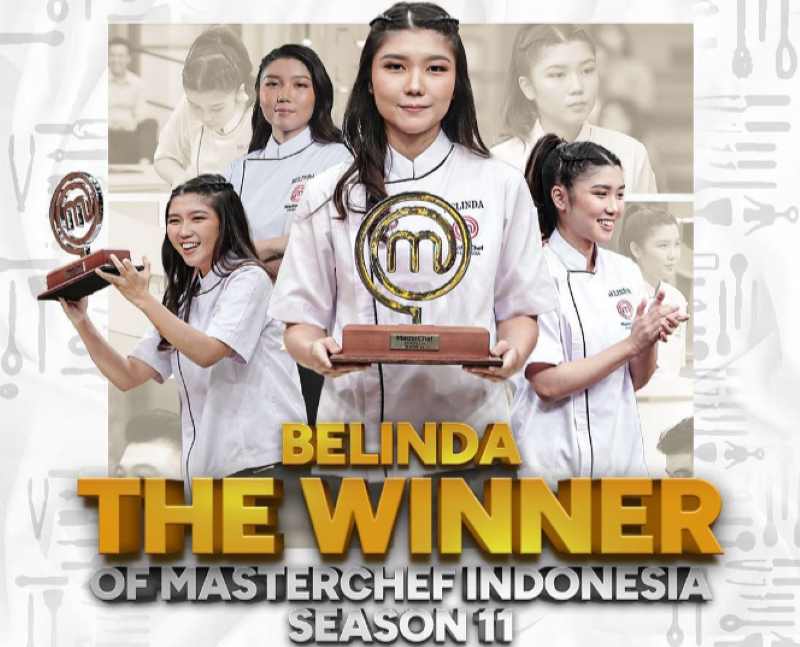 Juara MasterChef Indonesia season 11. (Instagram/@masterchefina)