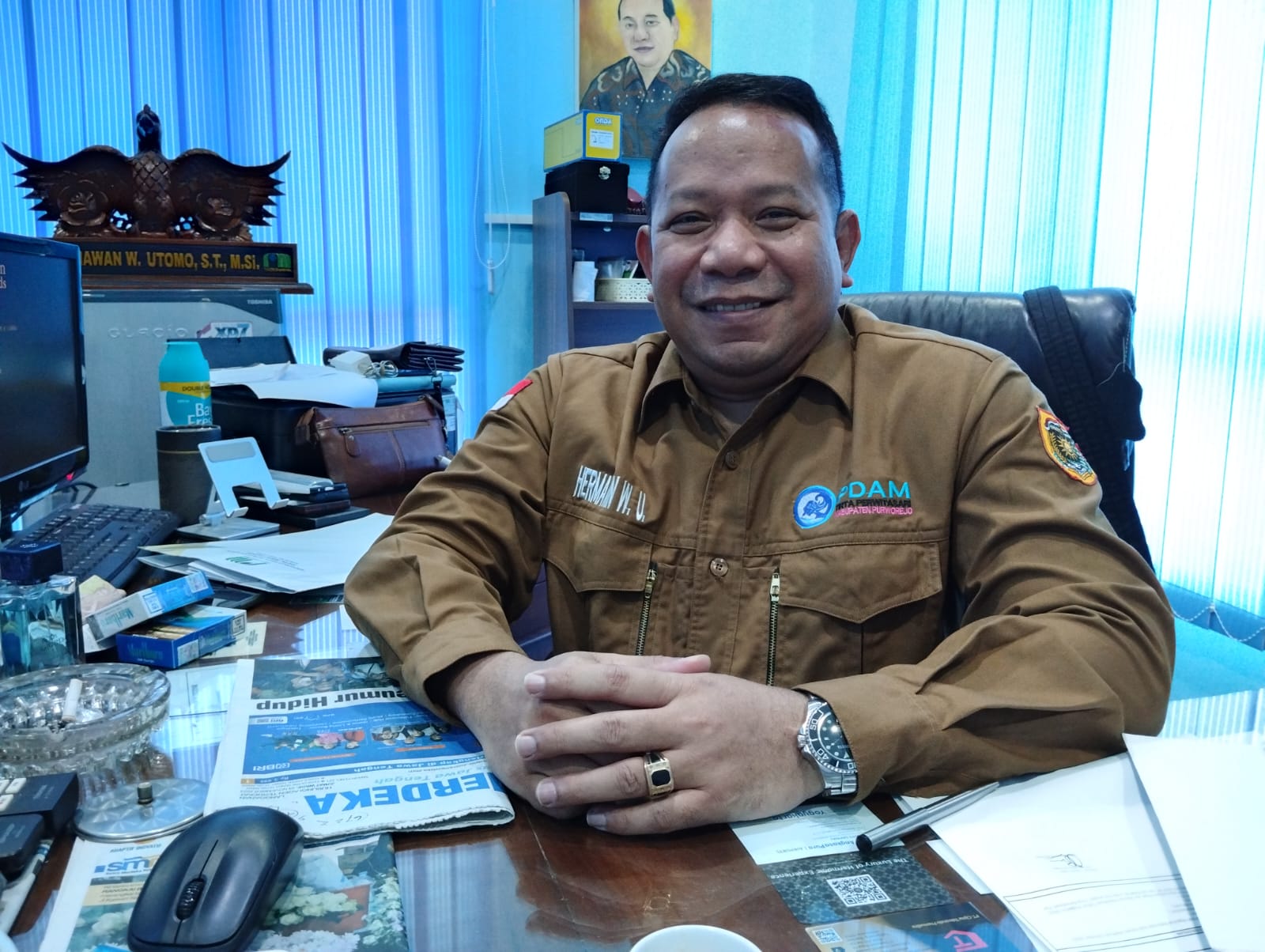 Direktur PDAM Kabupaten Purworejo, Hermawan Wahyu Utomo, S.T., M.Si. (JIHAN A/RADAR JOGJA)