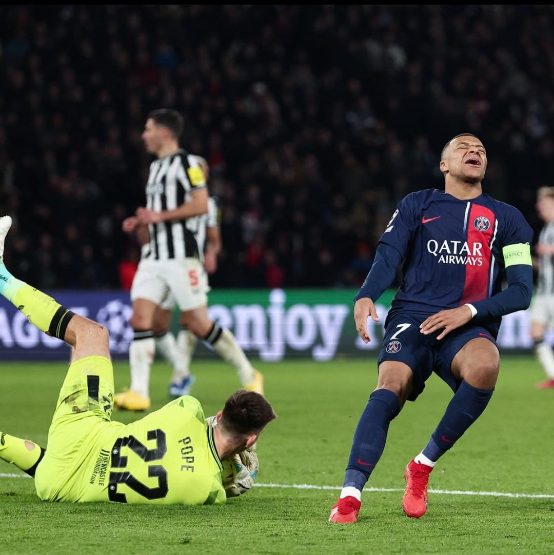 Paris Saint Germain ditahan imbang Newcastle United (dok livescore)