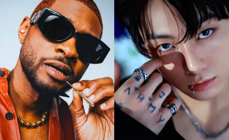 Jungkook dan Usher berikan kejutan dengan remix terbaru Standing Next To You (Instagram/@usher dan @bighit_ent).