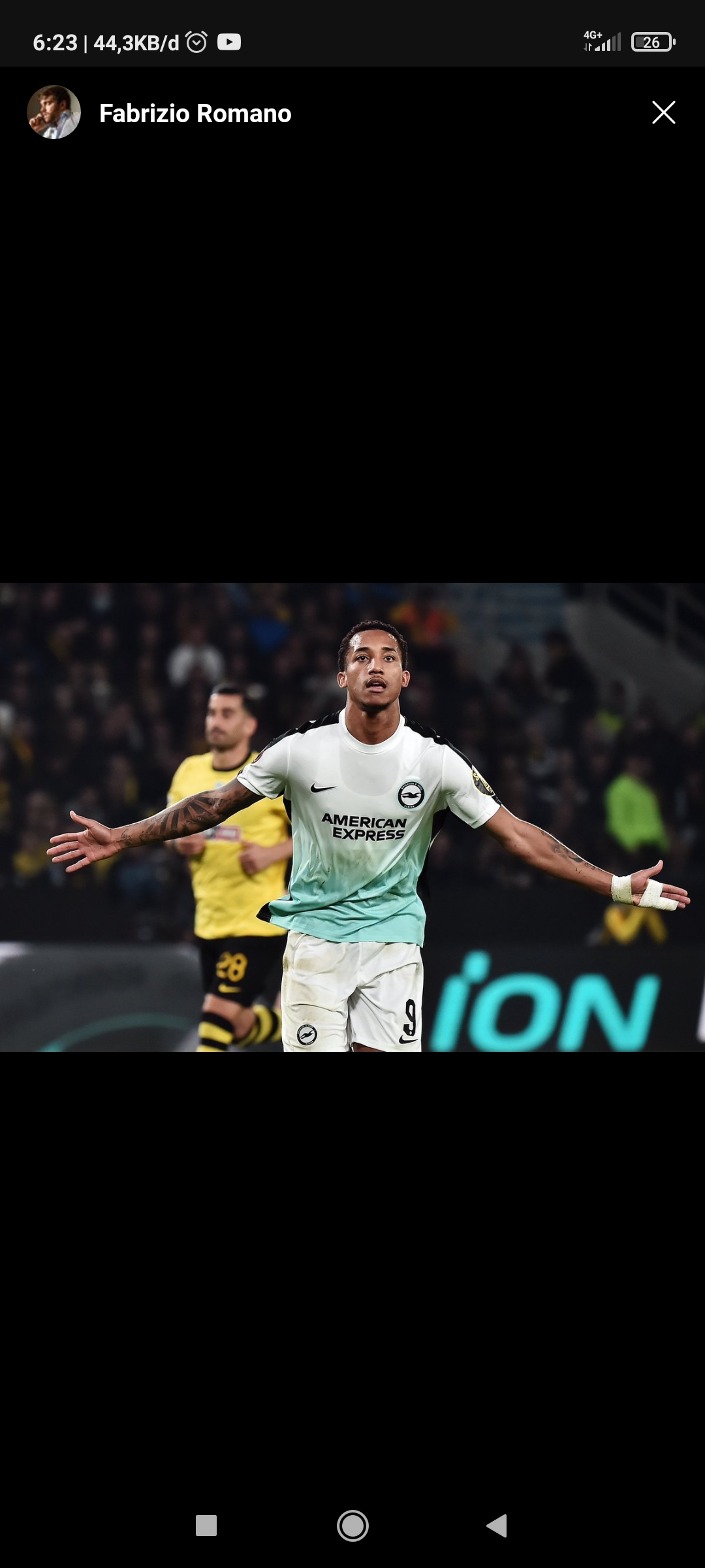 Brighton ukir sejarah lolos ke fase gugur Liga Eropa usai kalahkan AEK Athens (Brighton and Hove Albion)