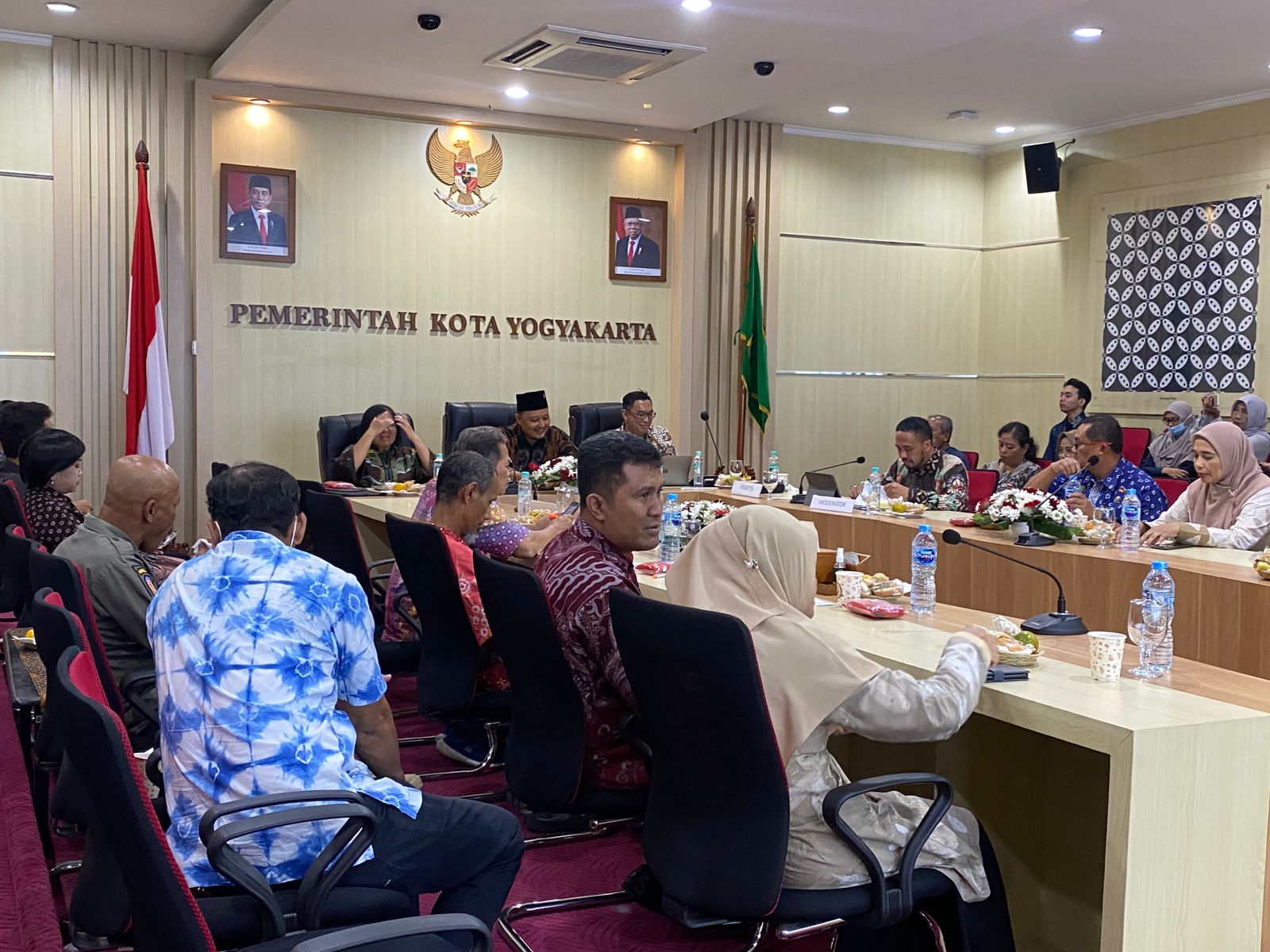 STRATEGI: Workshop Perkembangan Pariwisata Berkualitas Kota Jogjakarta pada Kamis (30/11/2023) di Ruang Yudhistira, Balai Kota Jogjakarta. (Agung Dwi Prakosa/Radar Jogja)