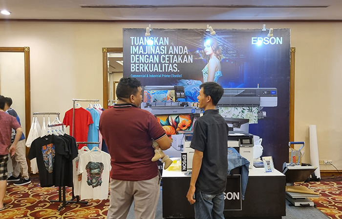 Ilustrasi foto digital printing untuk kebutuhan produk-produk tekstil.Fahmi Fahriza/Radar Jogja