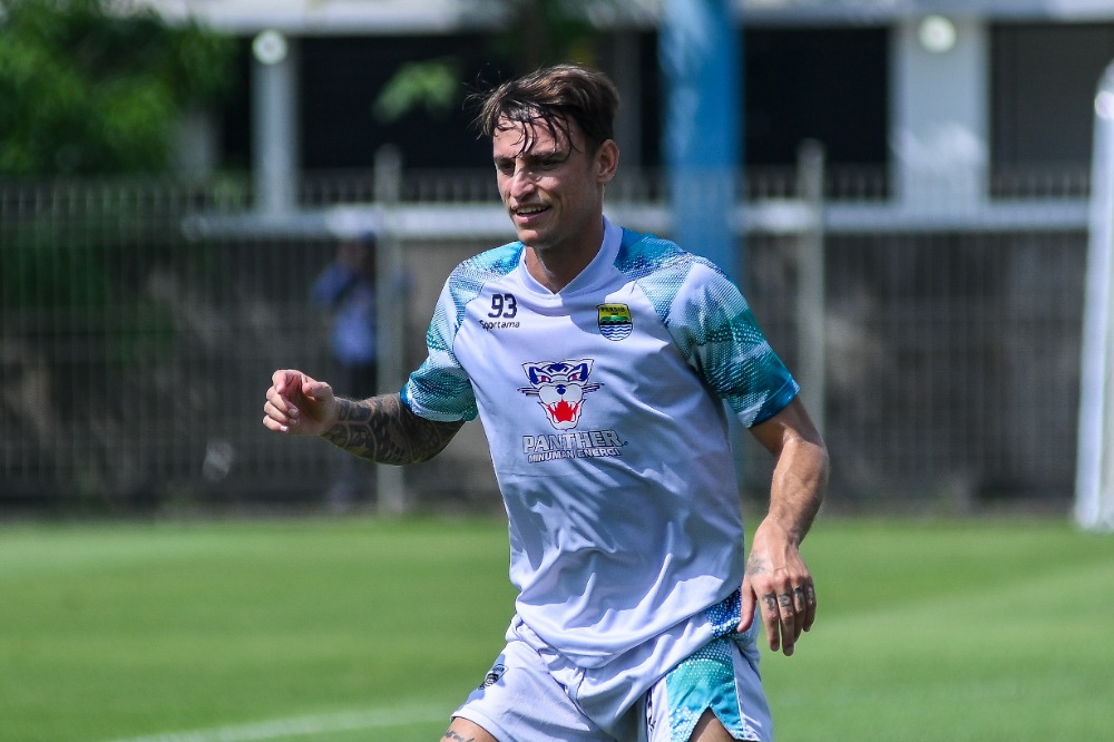 Stefano Beltrame masih membutuhkan waktu usai jalani debut di Persib (dok ligaindonesiabaru)