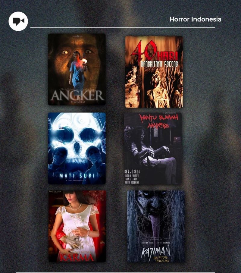 Sejumlah film horor ini cocok temani weekenmu. (Instagram/@catatanfilm)
