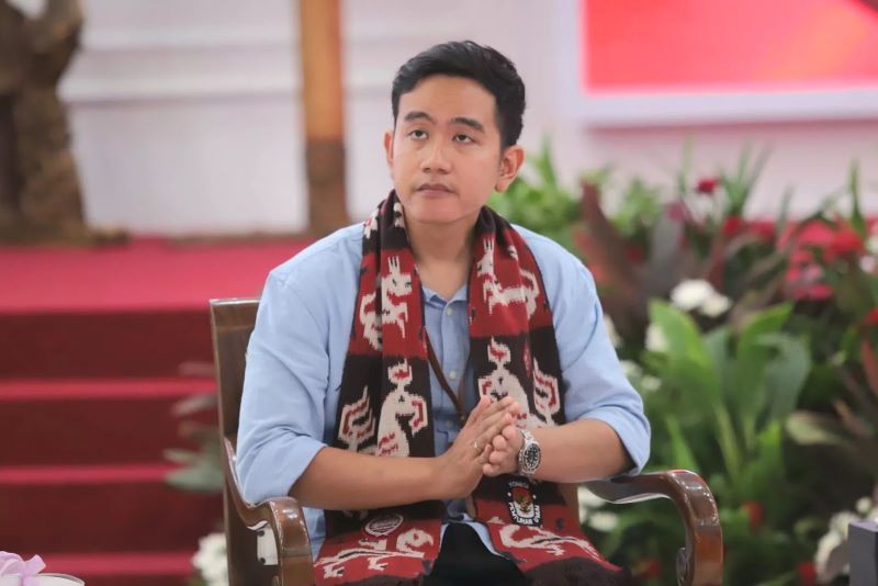 Bakal Calon Wakil Presiden Gibran Rakabuming Raka. (DERY RIDWANSAH/ JAWAPOS.COM)