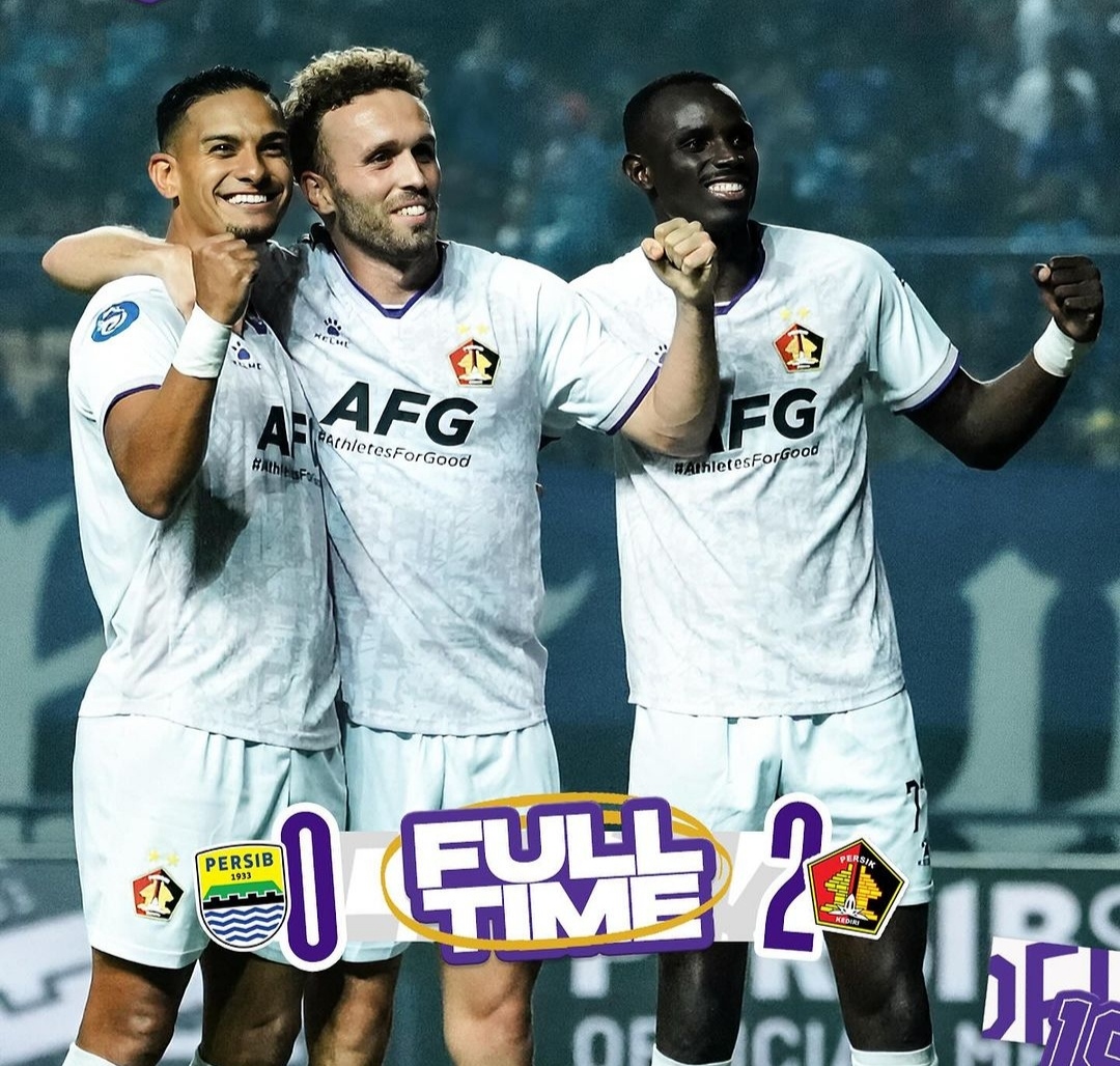 Persik tumbangkan Persib dan putus rekor tak terkalahlan tuan rumah (ig persikofficial)