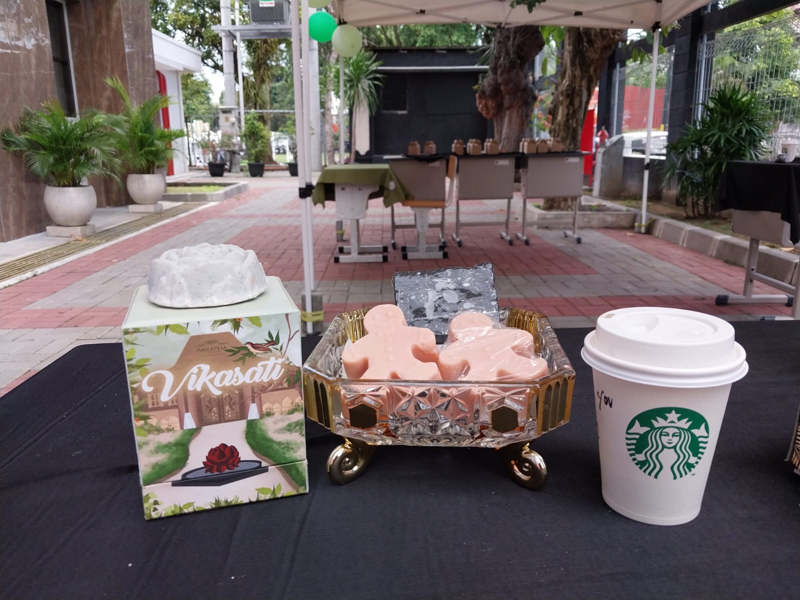 INI LHO: Produk sabun dari cup berhasil dijadikan sabun oleh siswa Padmanaba Jogja Sabtu (9/12).