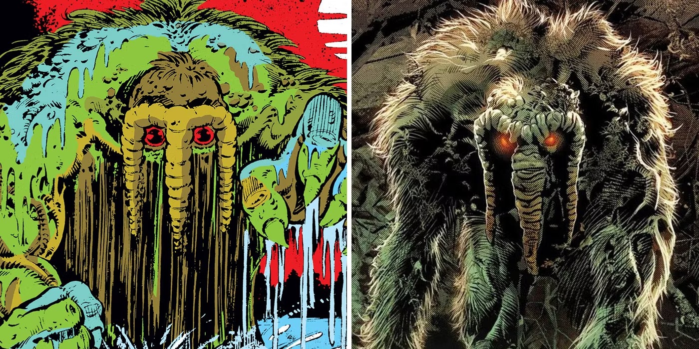 ilustrasi sosok Man Thing alias Ted dalam komik Marvel (cbr.com)