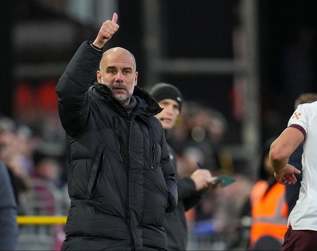 SLOW: Motivasi Pep Guardiola kepada anak asuhannya membuat City menang. (Dok IG Pep Guardiola)