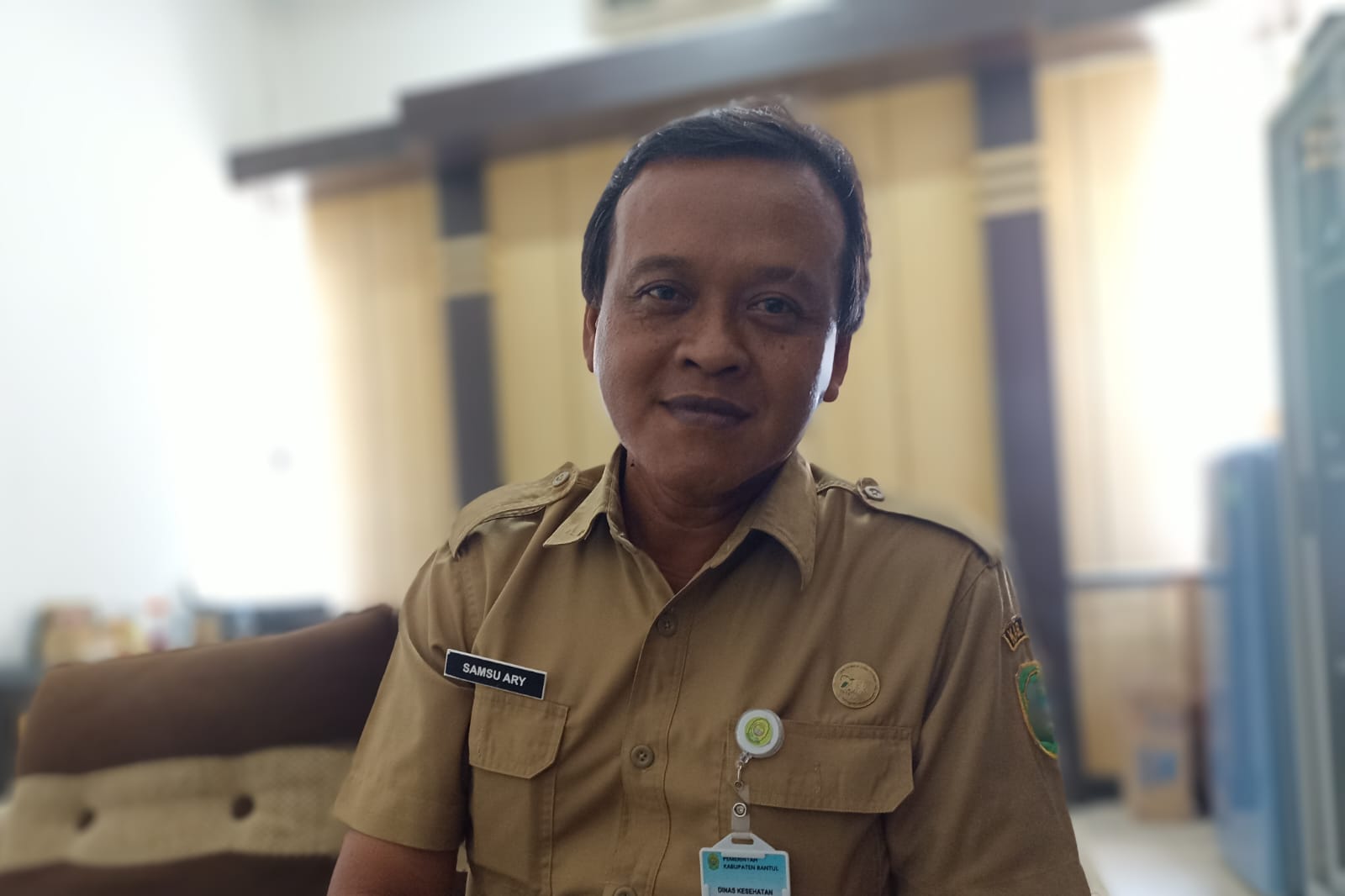 RESPONSIF: Kepala Bidang Penanggulangan Penyakit Dinkes Bantul Samsu Aryanto. (Gregorius Bramantyo/Radar Jogja)