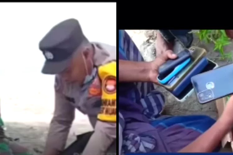 Handphone hingga dokumen UNHCR ditemukan dalam tas masayrakat Rohingya. (Kolase tangkapan layar Instagram/ @fakta.jakarta)