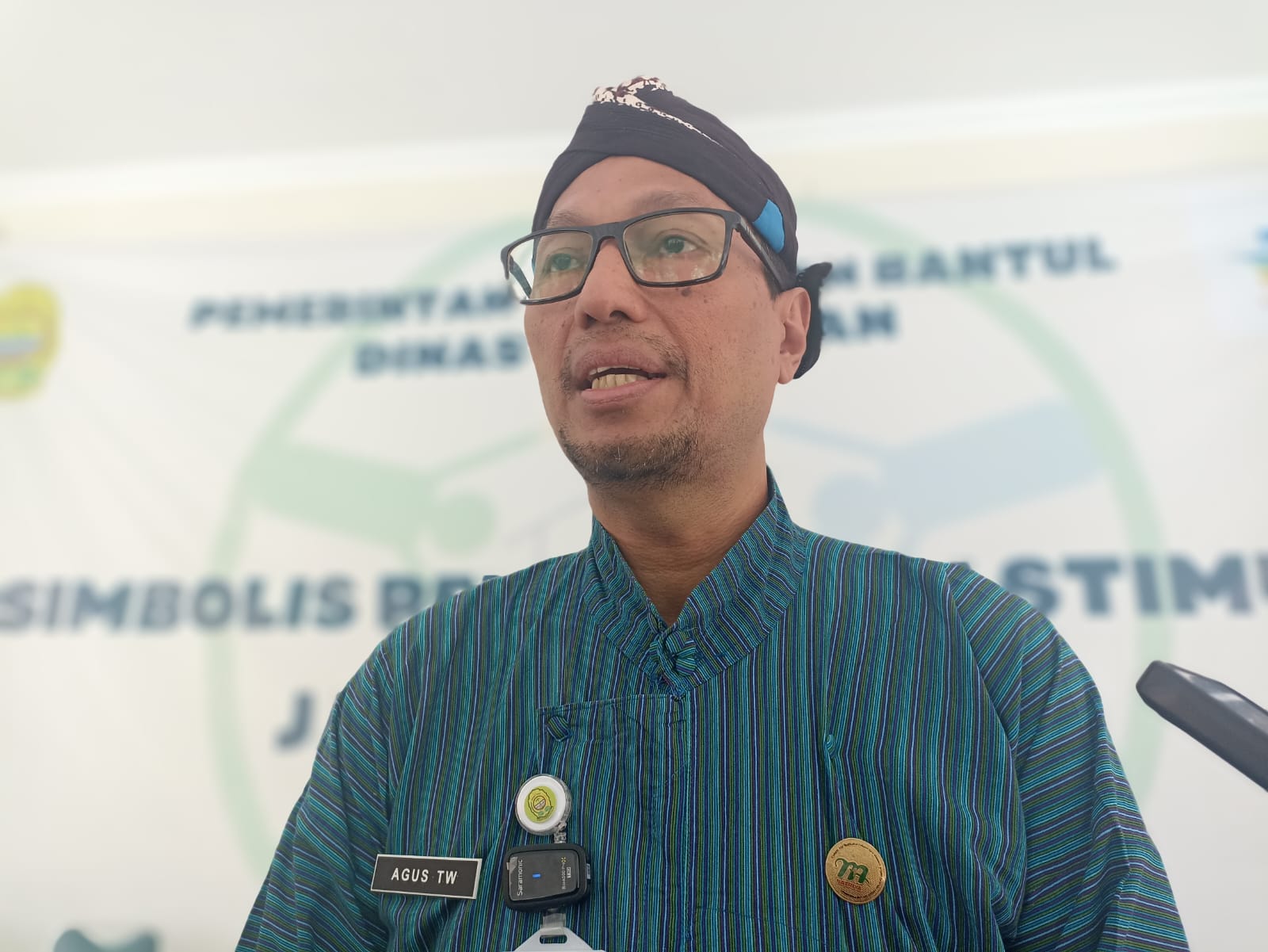 Kepala Dinas Kesehatan Kabupaten Bantul, Agus Tri Widiyantara. (Gregorius Bramantyo/Radar Jogja)
