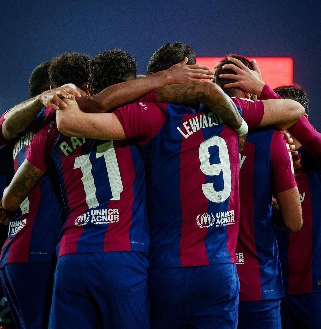 KOMPAK: Pemain Barcelona dilarang untuk mandi di fasilitas klub. (dok Barcelona)