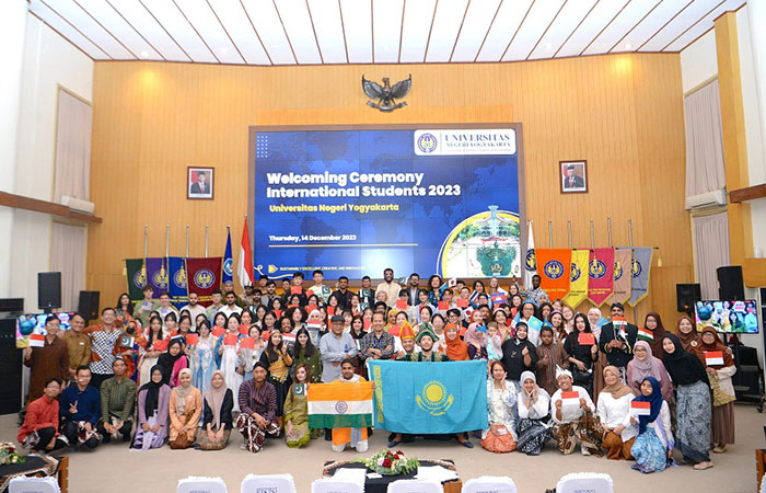 Welcoming Ceremony Mahasiswa Asing UNY.Dok. UNY
