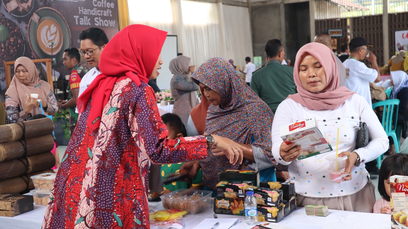 Suasana business matching di Desa Kaliboto, Kecamatan Bener pada Rabu (13/12).