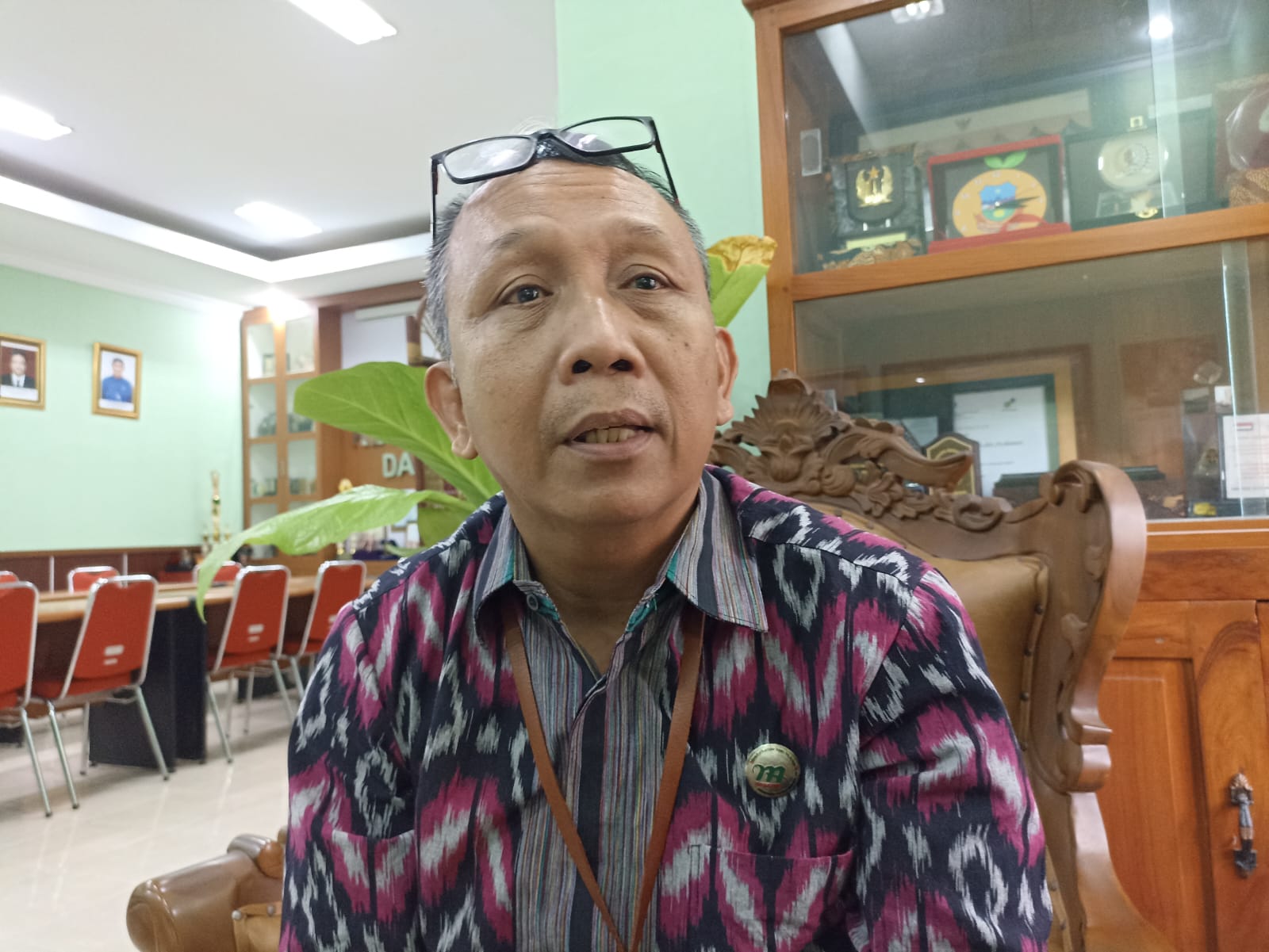 Kepala Dinas Ketahanan Pangan dan Pertanian Kabupaten Bantul Joko Waluyo. (Gregorius Bramantyo/Radar Jogja)