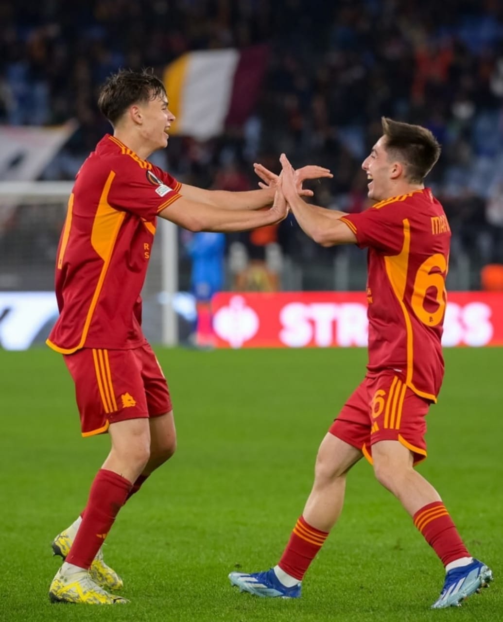 AS Roma sukses kalahkan Sheriff FC dengan skor 3-0 (officialasrroma)