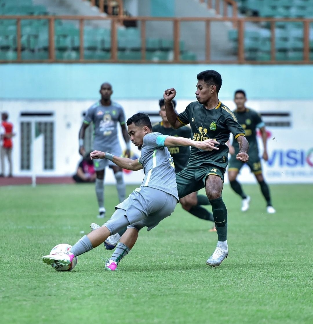 Persikabo bermain imbang kontra Persebaya 1-1 (ig officialpersikabo)