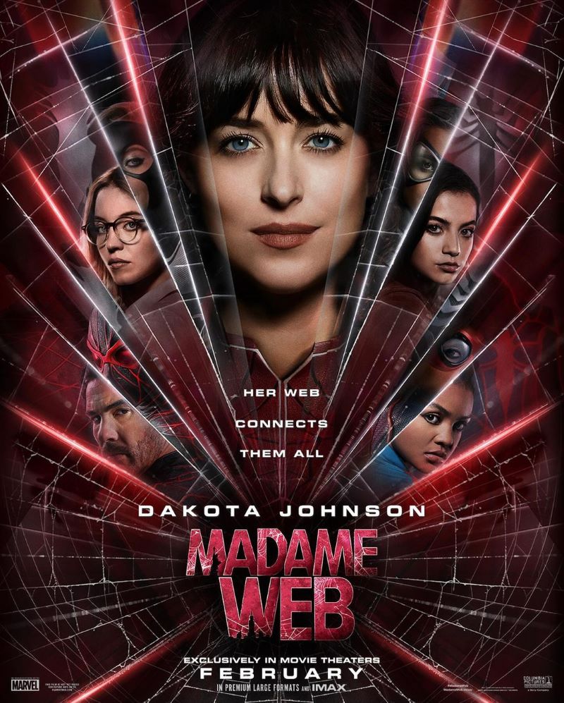 Poster dan Trailer Film Madame Web Yyang akan Tayang Februari 2024 Telah Rilis. Dakota Johnson jadi  peran utama. (Instagram/@bioskop)