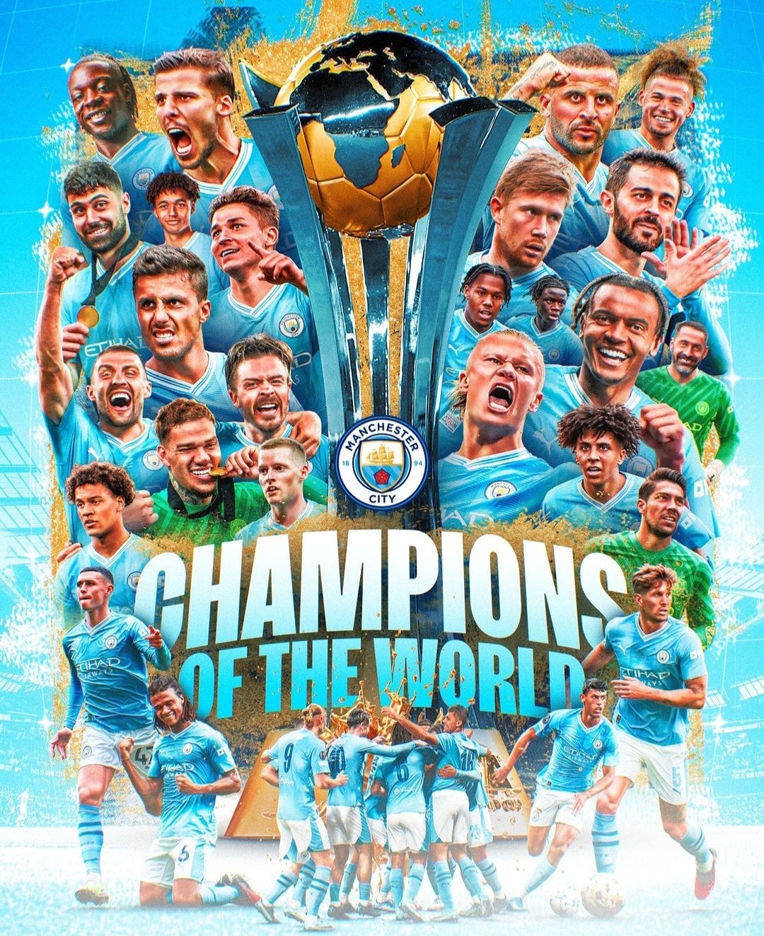 Manchester City Jadi Juara Piala Dunai Antarklub usai kalahka  Fluminense di partai puncak (tangkapan layar ig mancity)