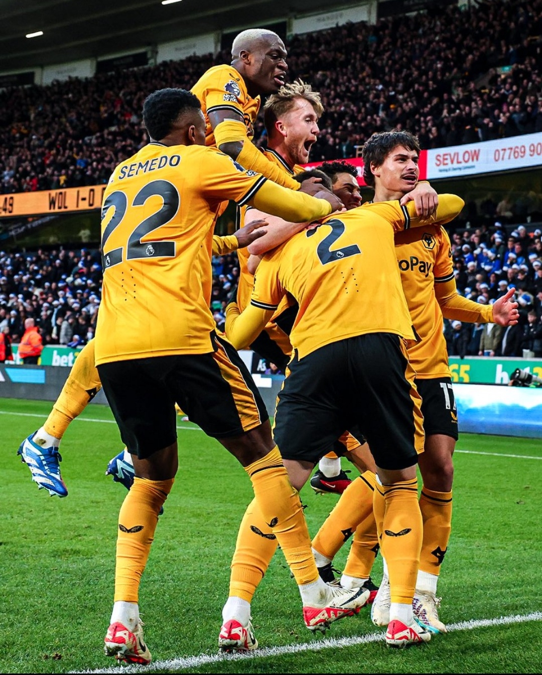 Wolves kalahkan Chelsea 2-1 di Molineux Stadium (credit 433)