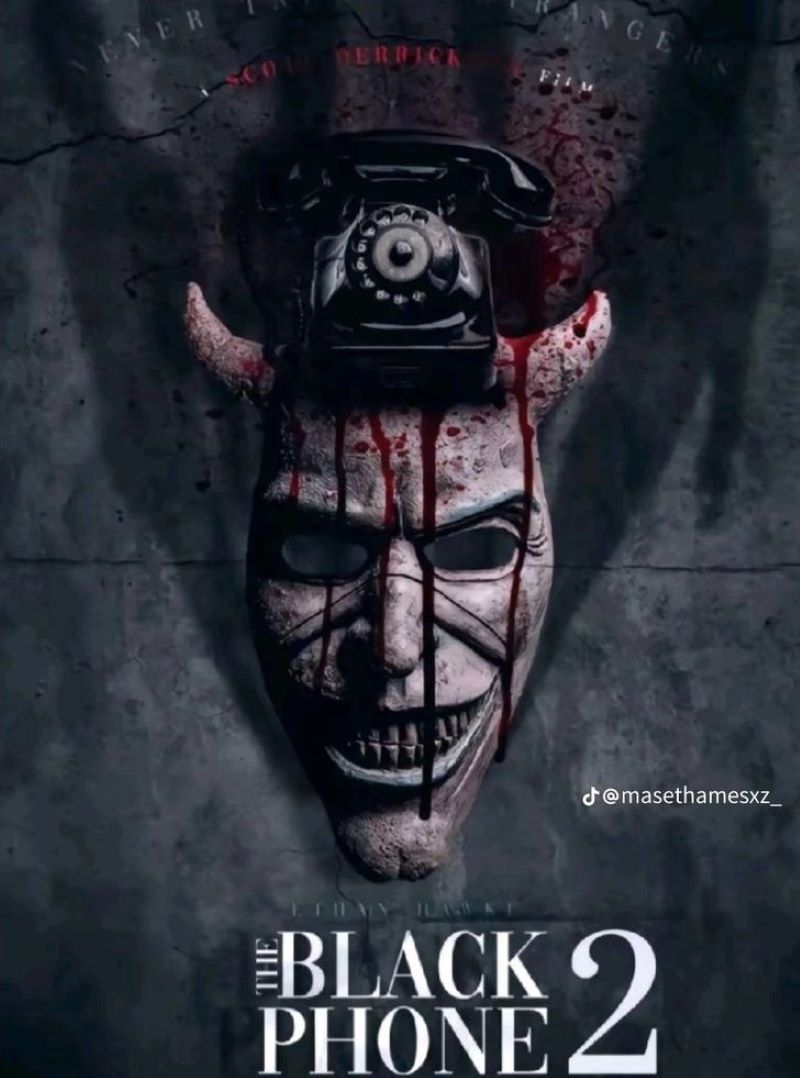 Film The Black Phone 2 bakal hadir dengan sutradara yang sam,a pada sequel sebelumnya. (tinemu.com)