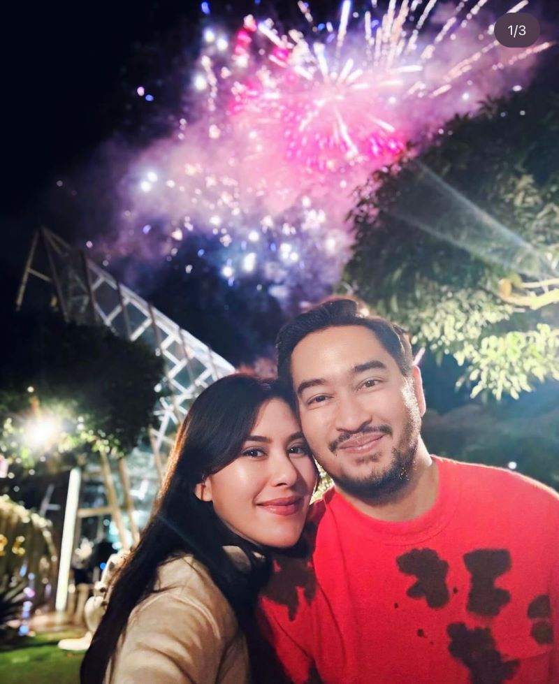 Jeje Govinda dan Syahnaz Sadiqah. (instgaram/@syahnazs)