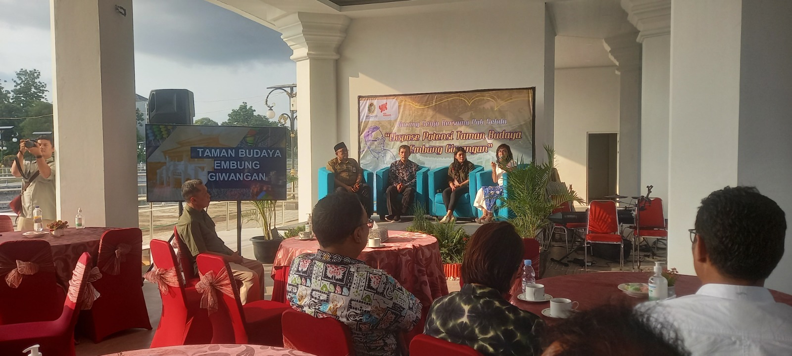 POTENSI SELATAN: Taman Budaya Jogja Embun Giwangan menjadi simpul atau titik utama perkembangan Jogja selatan. Pembangunannya pun dilakukan secara bertahap. (Khairul Ma