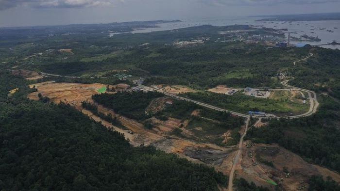 BPJT Kementerian PUPR menargetkan pembangunan Jalan Tol Akses Ibu Kota Nusantara (IKN) selesai pada April 2024. Ilustrasi. (ANTARA FOTO/Indrianto Eko Suwarso)