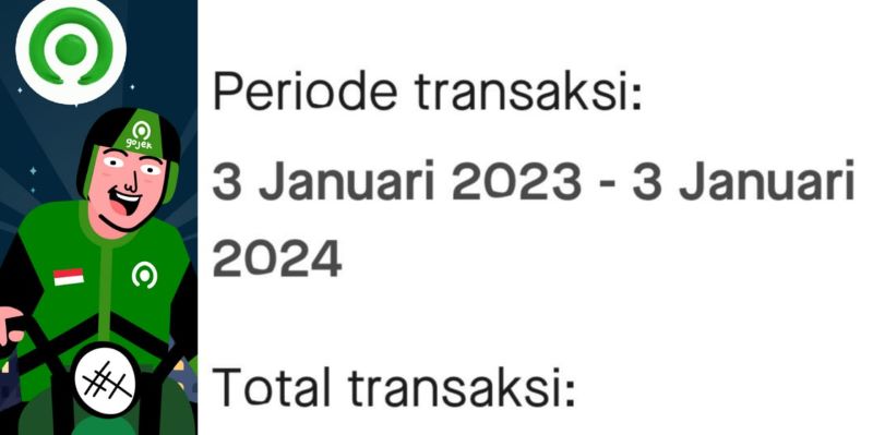 Gojek Wrapped. (X/Gojek.com)