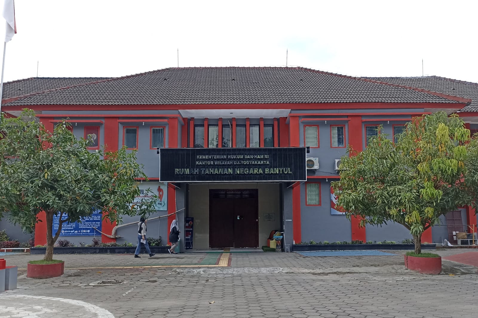 KHUSUS: Rutan Kelas II B Bantul menjadi salah satu lokasi TPS khusus dalam Pemilu 2024 di Kabupaten Bantul. (Gregorius Bramantyo/Radar Jogja)