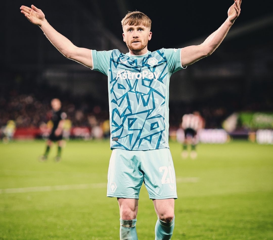 GOL: Selebrasi Tommy Doyle usai cetak gol penyeimbang bagi Wolves. (ig wolves)